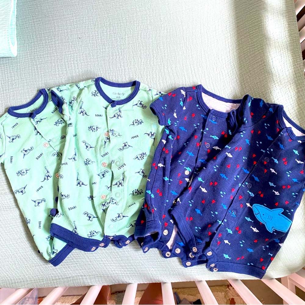 Newborn Twin Romper Bundle
